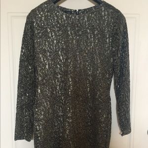 Anne Klein gold party dress